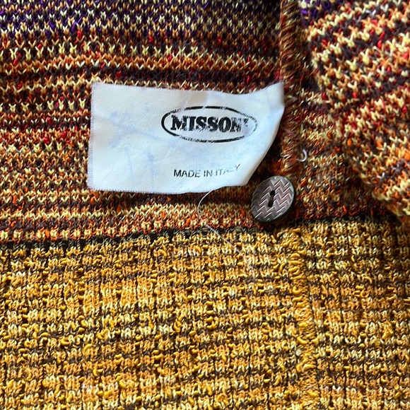 MISSONI cardigan (fits like a small but the shoulders-/arms fit more like Med). - Picture 4 of 11